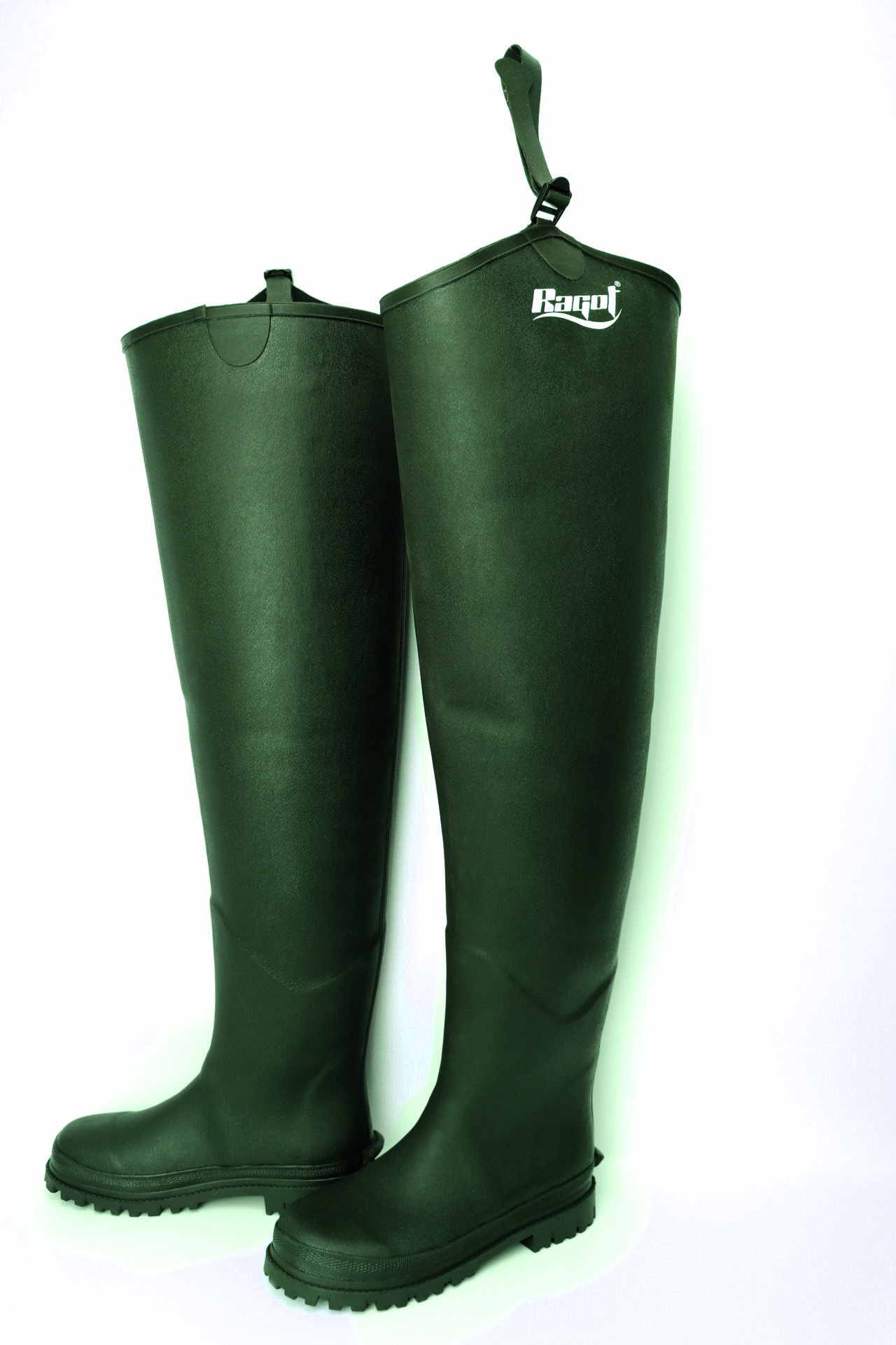 Image de NEOPRENE-LINED RUBBER HIP WADERS 38
