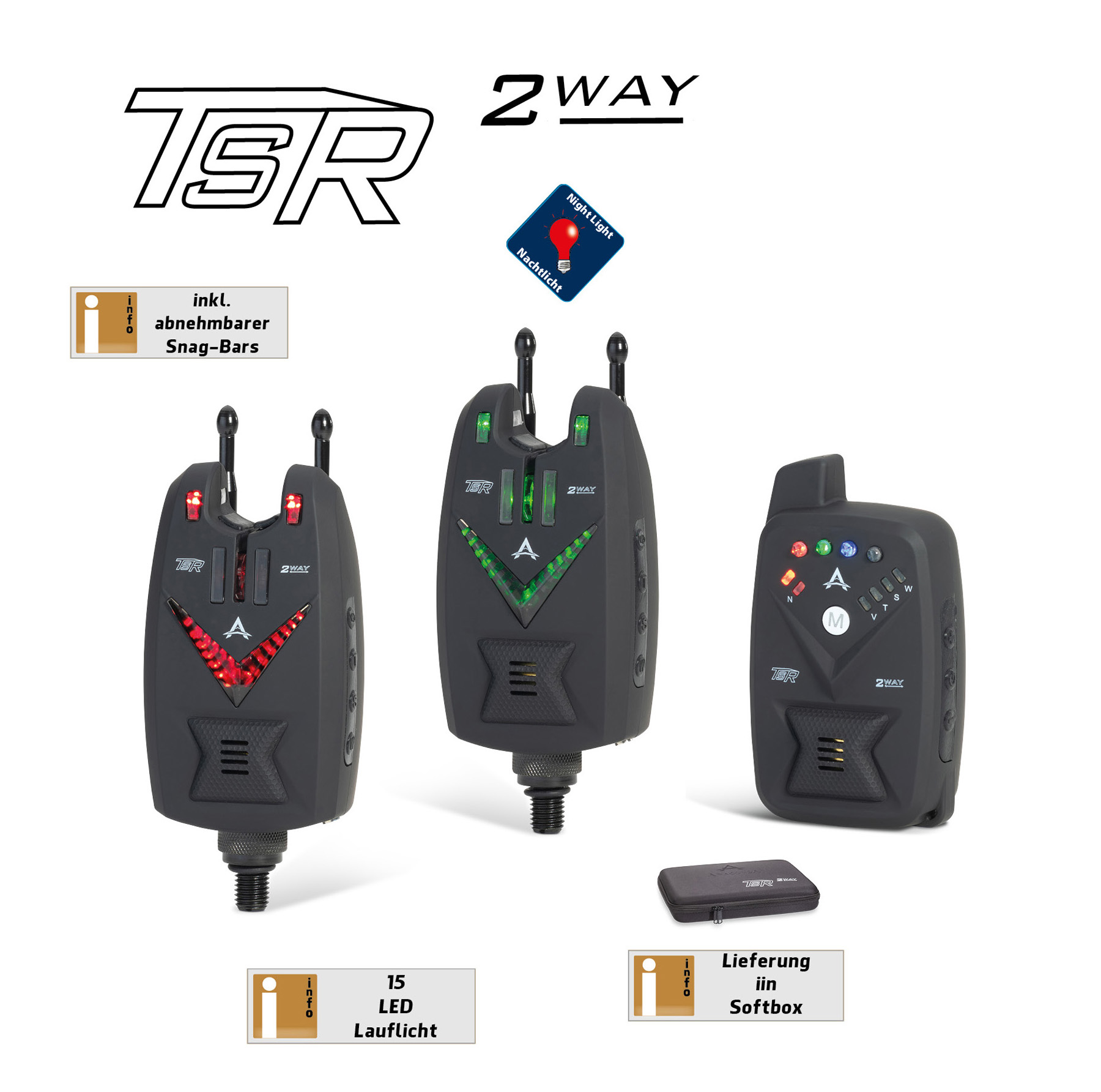 Immagine di TSR 2Way 2+1 Set Red, Green