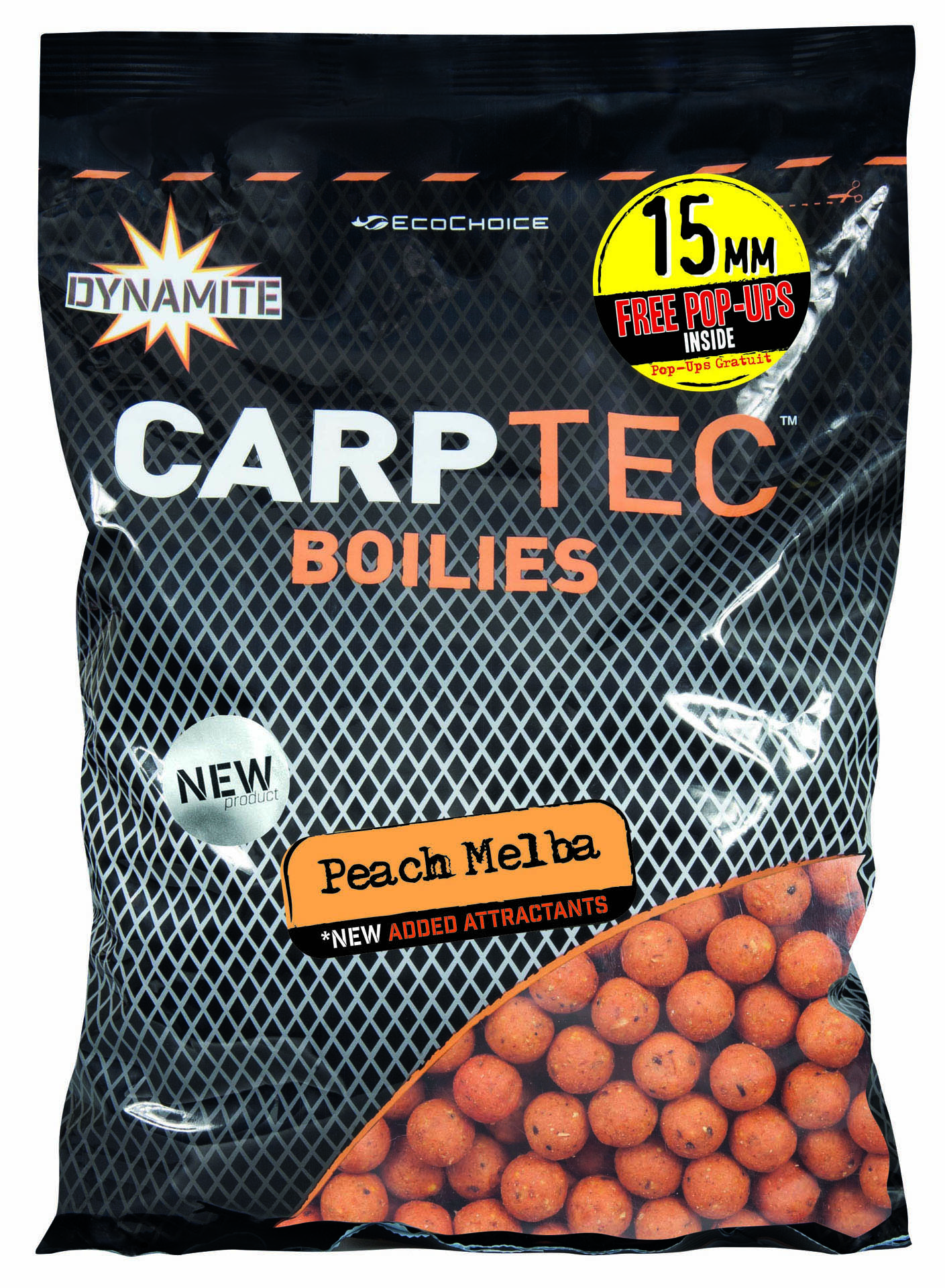 Bild von CARPTEC PEACH MELBA 1.8KG 15MM