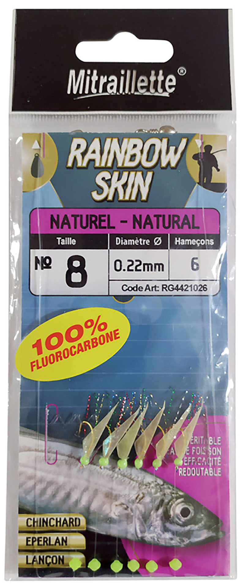 Image de RAINBOW SKIN FLUORO 6 H6 24 NATURAL