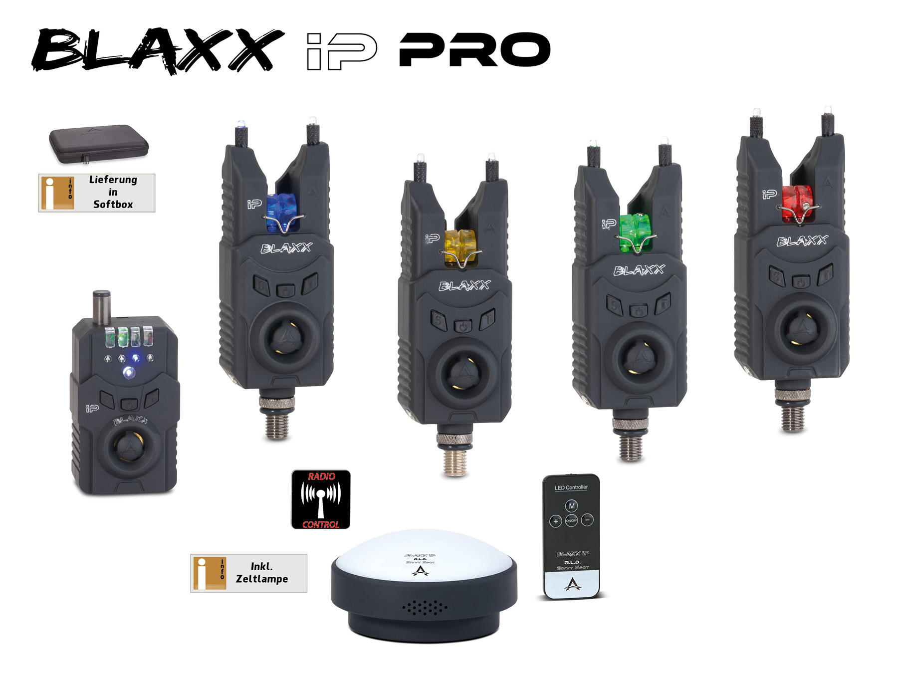 Immagine di BLAXX iP 4+1+1 Pro Set Red, Green, Blue, Yell