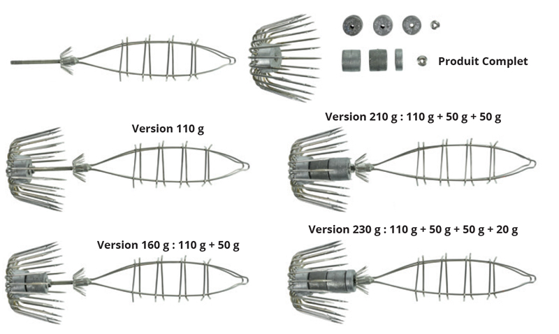 Image de SQUID JIG CAGE (Adjustable Weight)