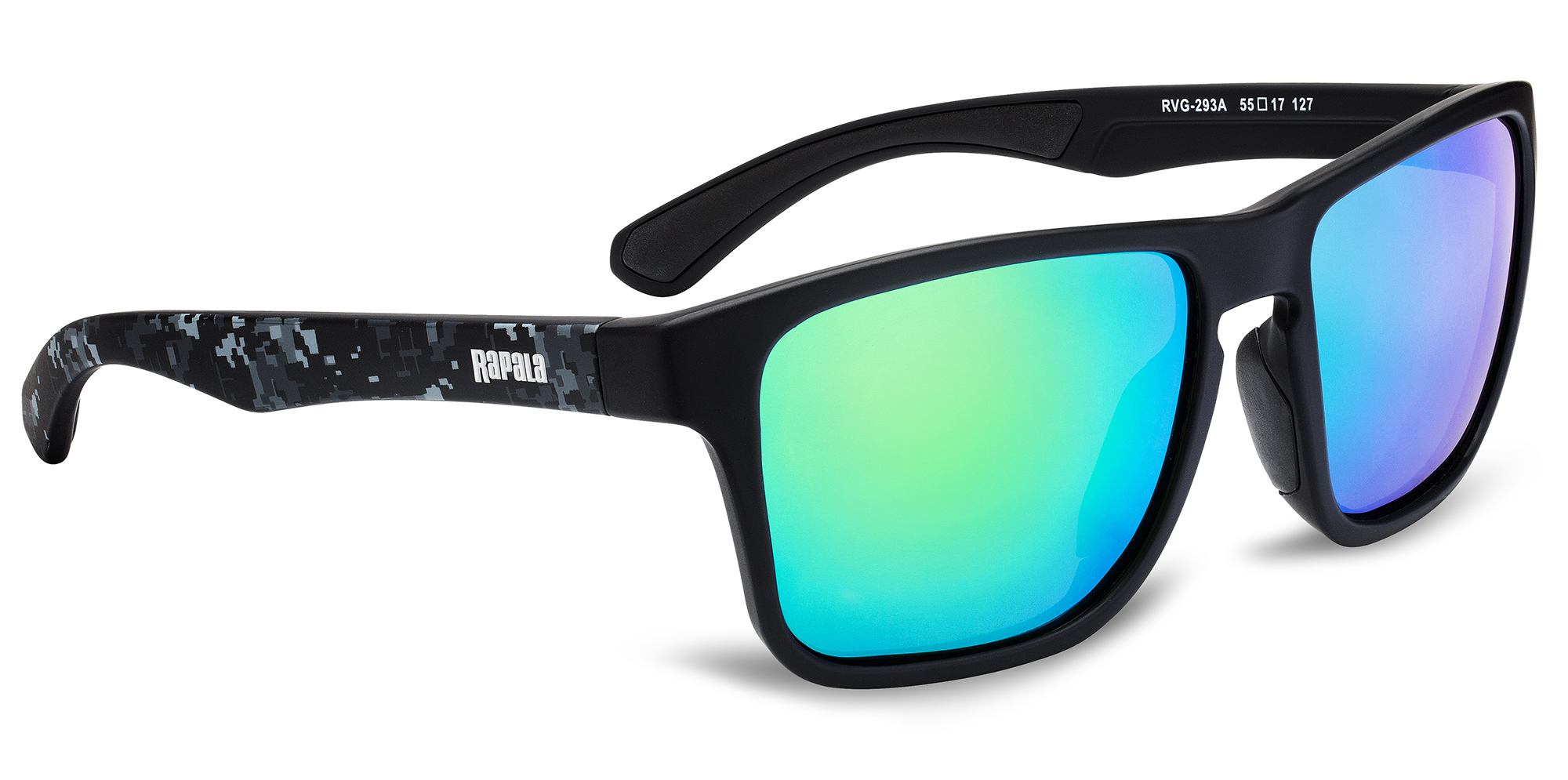 Picture of SUNGLASSES BLACK GREEN UVG-293A