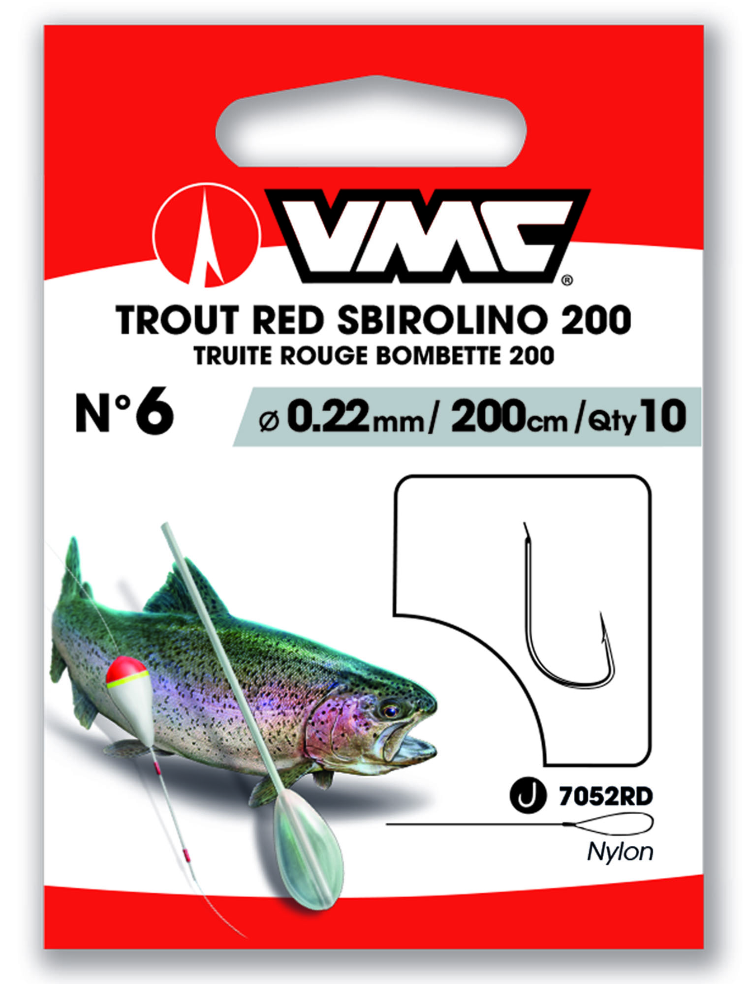 Picture of TROUT RED SBIR200 7052 6 X10