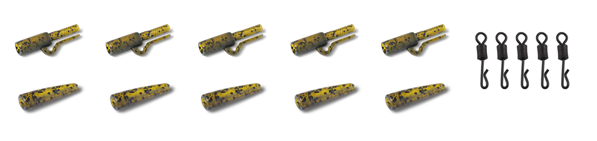 Immagine di Jungle Green QL Saftey Lead Clip Kit 5pcs.