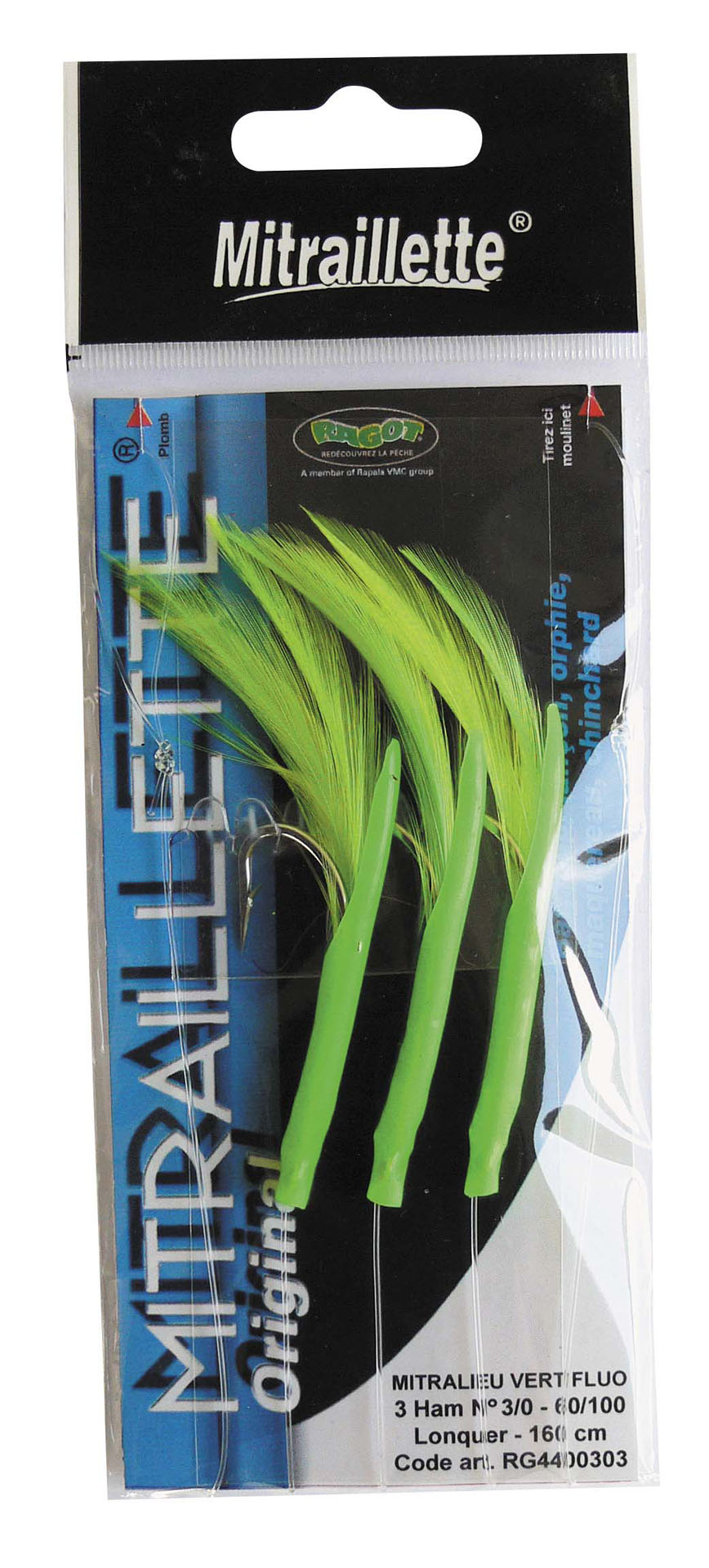 Picture of MITRALIEU VERT FLUO 3H3/0 60