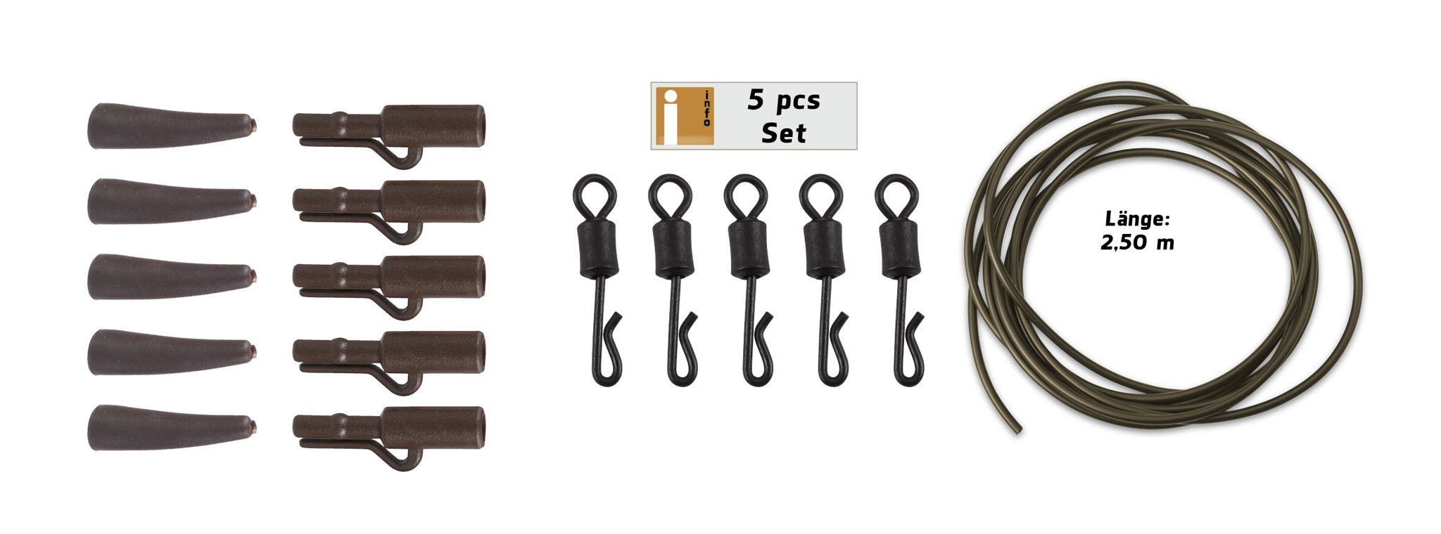 Immagine di Quick Change Saftey Clip Power Pack 5 Kits brown