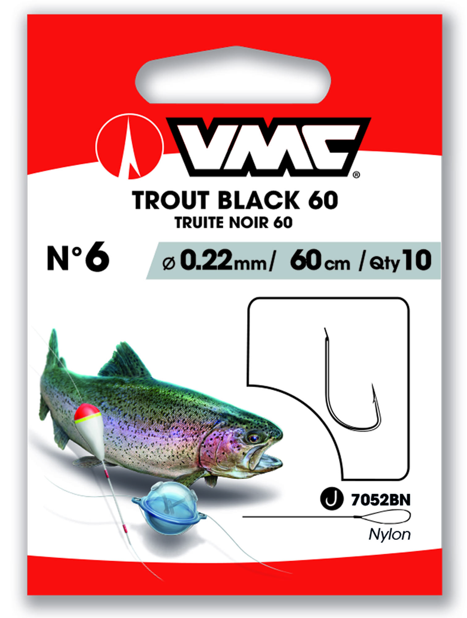 Picture of TROUT BLACK60 7052 4 X10