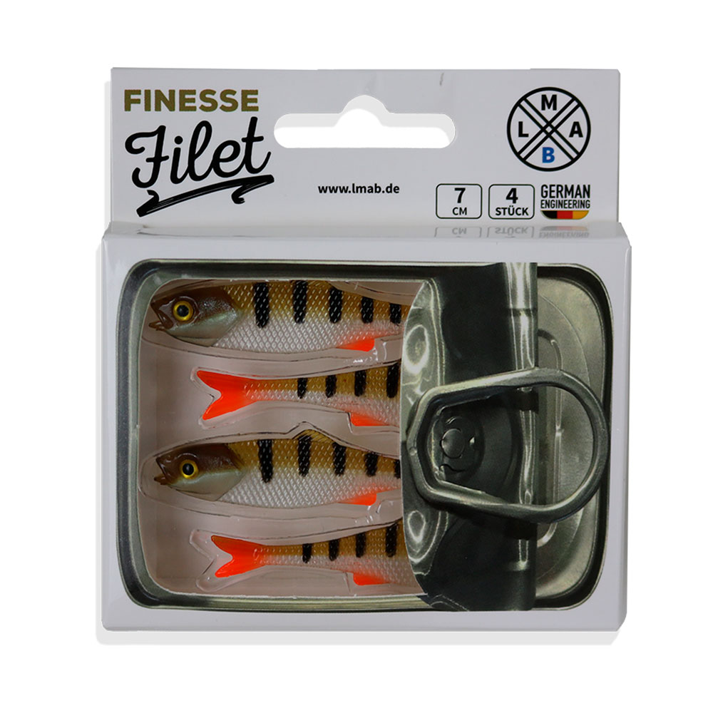 FUNFISH Fischereiartikel LMAB FINESSE FILET PERCH 7cm